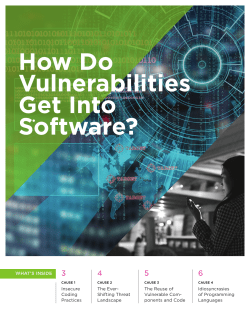 How Do Vulnerabilities Get Into Software?