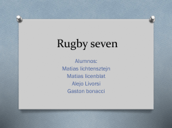 Rugby seven - Campus Virtual ORT