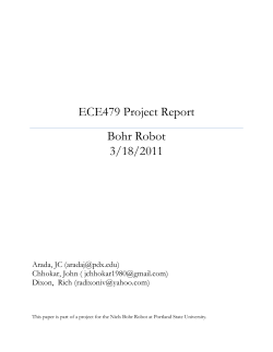 ECE479 Project Report - Portland State University