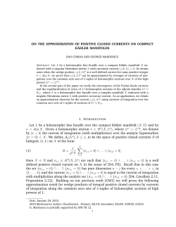 On the approximation of positive closed currents on compact K&auml;hler