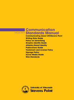 Communication Standards Manual