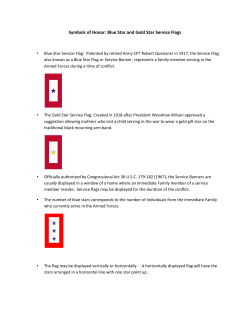 Symbols of Honor: Blue Star and Gold Star Service