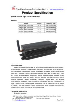 Street light node controller - Shenzhen leynew technology Co., LTD