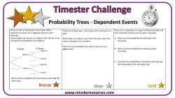 Probability Trees - Dependent Events