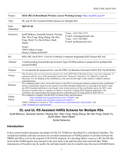 Project - IEEE 802.16 Working Group on Broadband Wireless Access