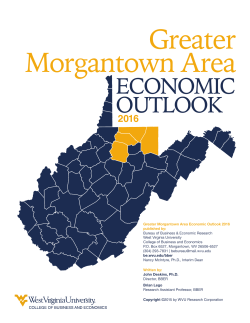Greater Morgantown Area - College of Business and Economics