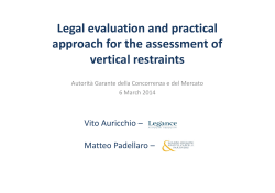 Legal evaluation and practical approach for the assessment of