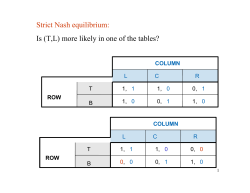 Strict Nash equilibrium