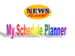 Schedule Planner [PowerPoint]