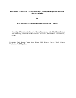 2. influence of nao-induced gsnw movement on wcr occurrences