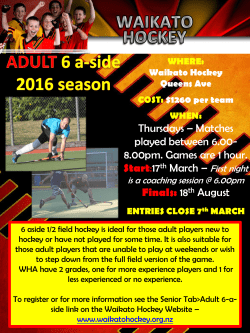 Thursdays – Matches played between 6.00