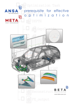 Optimization - BETA CAE Systems
