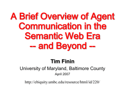 DAML files Agents Databases People RDBMS DB Email, HTML