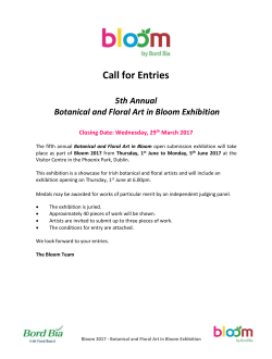Call for Entries