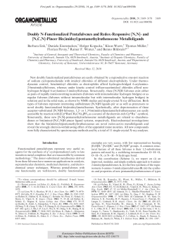Doubly N-Functionalized Pentafulvenes and - nbn