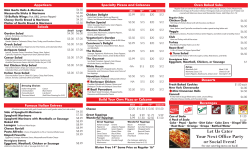 Let Us Cater Your Next Office Party or Social Event!