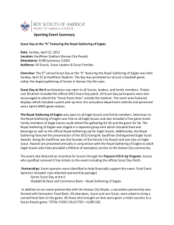 Sporting Event Summary Scout Day at the &ldquo;K&rdquo; Featuring the Royal