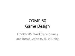 COMP150 Game Design