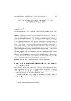Choices about probability distributions and systemic