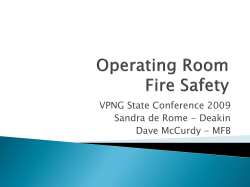 Operating Room Fire Safety
