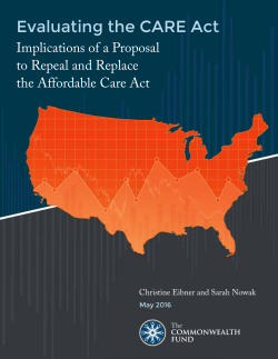 Evaluating the CARE Act: Implications of a Proposal to Repeal and