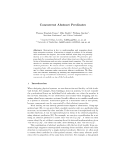 Concurrent Abstract Predicates - University of York, Department of