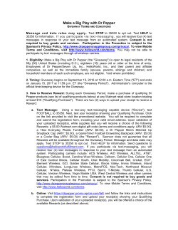 Make a Big Play with Dr Pepper