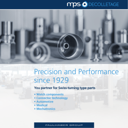 Precision and Performance since 1929