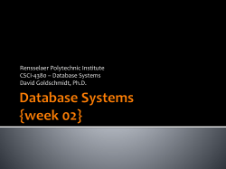 Chapter 1: Information Technology - RPI CS