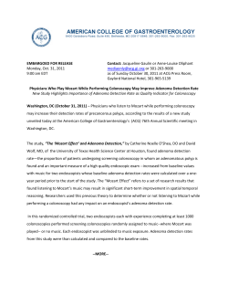 Physicians Who Play Mozart While Performing Colonoscopy May