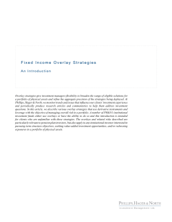 Fixed Income Overlay Strategies