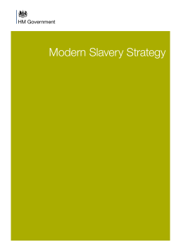 Modern Slavery Strategy - Independent Anti