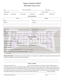Player Tryout Registration Form