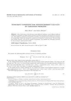 Sufficient conditions for infinite-horizon calculus of variations problems