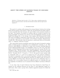 About the speed of random walks on solvable groups