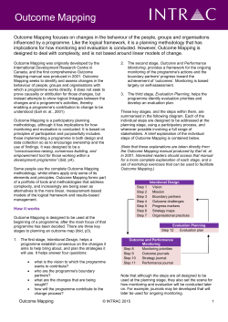 Outcome mapping