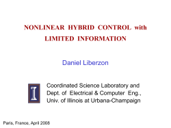 STABILITY ANALYSIS of HYBRID SYSTEMS via SMALL