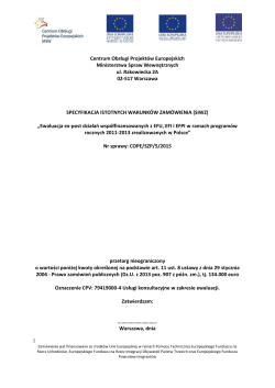 AnnexES: Information Sources and Evaluation Tools