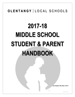 Handbook - Olentangy Local School District