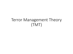 Terror Management Theory (TMT)