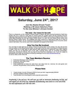 Join the team! - Alaska Dream Center