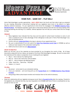 HOME RUN &ndash; GAME DAY &ndash; PLAY BALL!