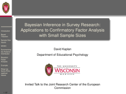 Bayesian Inference in Survey Research