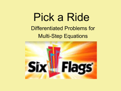 Pick a Ride - Cobb Learning