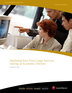 Marketing Your Firm`s Legal Services During an