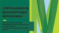 Gifts and Grants and Contracts, Oh My!