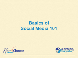 Social Media Training Cyndi Ubano-CCU