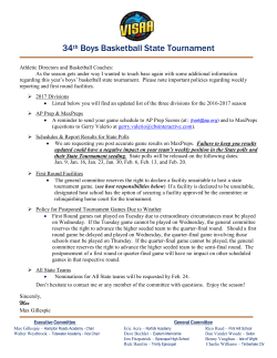 Boys Basketball Second Letter 2016-17