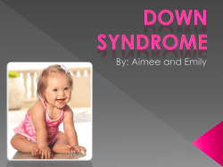 Down Syndrome - OG