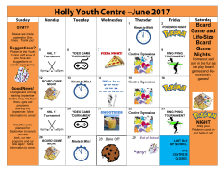Board Game and Life-Size Board Game Nights!
